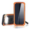 20000 mah Dual-USB Waterproof Solar Power Bank Battery Charger for Cell Phone