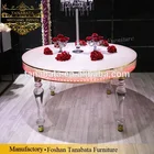 Wedding Clear Table Wedding Table Wedding Furniture Glow Illuminating Clear Acrylic Round Dining Table