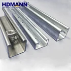 HDMANN Galvanized Slotted Unistrut Channels U Channel Standard Sizes