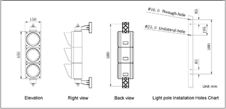 100mm led traffic signal light. jpg