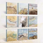 6D0016 oil painting canvas art abstract style cafe bar wall decoration