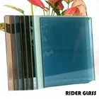 RIDER Float 4mm 5mm 6mm 8mm Bronze Heat Reflective Glass Price For Building