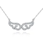 2018 Alibaba Hot Products Superstar Accessories Love Symbol Pendant New Style Tiny Angel Wing Necklace in China