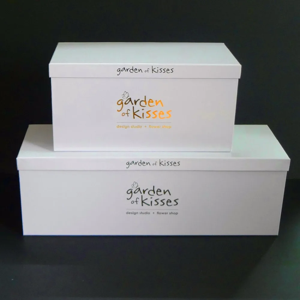 luxury rose flower round packaging gift box round paper box for