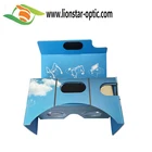 5%-10% Discount OFF Blue Google Cardboard Version 2 Custom Virtual Reality Glasses 3D