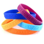 High Quality Customized Silicone Bracelet Promotional Silicone Wristbands