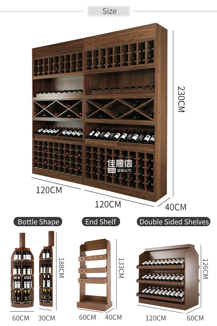 wood wine bottle rack