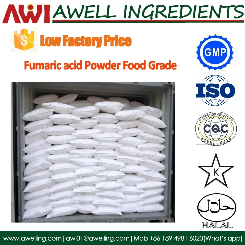 food grade bulk fumaric acid 99% monoethyl ester