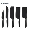 Titanium Black Stainless Steel 5pcs Knives Set German steel Kitchen Knives