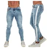 new men's jeans pants men skinny jeans new ripped jeans pant men street wear blue skinny washed striped slim fit stretch pant