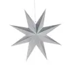 60cm 5 point silver glitter 300gsm ivory cardboard paper star lantern pattern