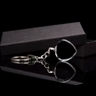 Custom beautiful blank 3D laser engraving crystal glass wedding souvenir keychain