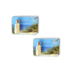 OEM Design Square Shape Wishing Bottle Decoration Type Souvenir Custom Logo Epoxy Fridge Magnet
