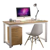 Customized Size Simple Style Detachable Solid Wood Office Table Wood Computer Desk