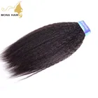 100% unprocessed virgin human hair top quality yaki straight full thick ends hair bundles hair brazilian