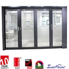 Australian standard as2047 thermal break aluminium double glass bifold doors
