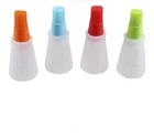 Silicon BBQ cooking oil bottle absorbing brush