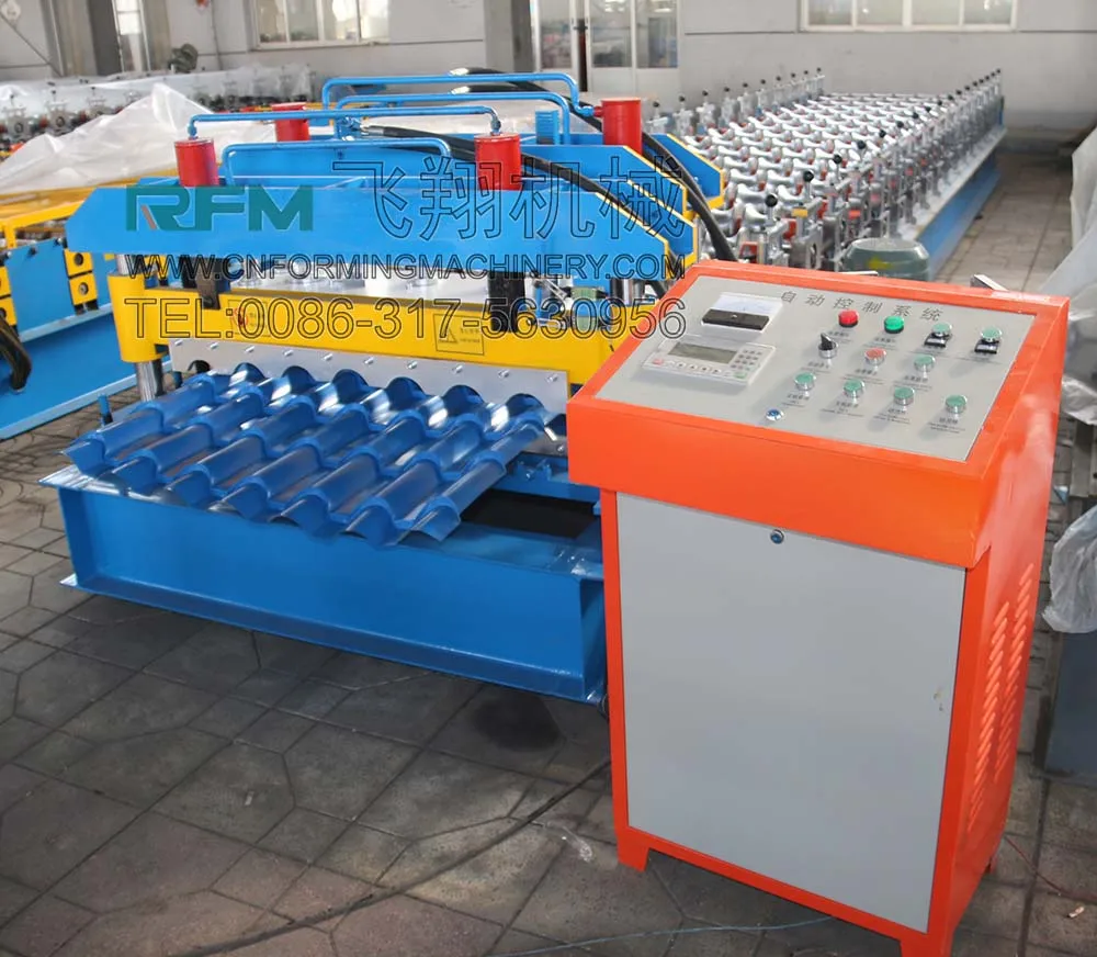FX high quality 1080 cold aluminum glazed tile roll forming machinery.jpg