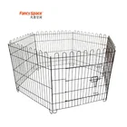 portable proof wrought iron expandable kennel panels cheap run panels temporary outdoor dog cage fence