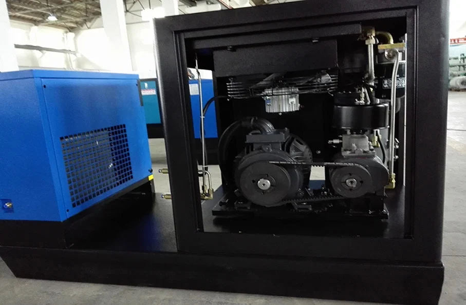 11KW Integrated Screw Compressor with 2.4m3/min 13bar 10bar Air Dryer without air tank