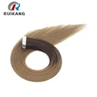 Real European Balayage Double Sided Extensions Human Tape Hair Extension