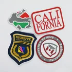 personalized custom embroidered patches fabric badges for clothes