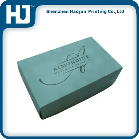 12 macarons packaging boxes with folding style