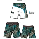 low moq custom summer breathable quick dry polyester surf beach board shorts mens swimming trunks with mesh for men