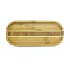 Wholesale Food Grade Serving Bamboo Spoon Tray With Customized Logo