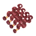Wholesale Ombre Hair Attachment Wet Wavy Human Hair Bundles Deep Wave Brazilian Hair