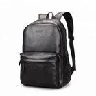 2018 dropship fashion custom brand high quality PU stylish backpack men