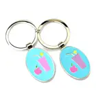 Promotional Customised Design Blank Accessories Sublimation Personalized Car Logo Custom Metal Keychain