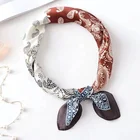 70*70cm All-Purpose Style Spring and Autumn Elegant Fashion Print Scarf Ladies Silk Feeling Neck Square Scarf