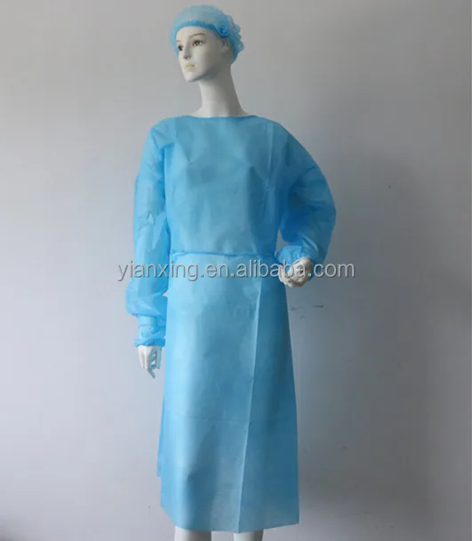 gowns disposable green medical wear/medical garment/medical gown
