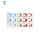 Overlay Id Sticker Security Film Laminate Plastic Transparent Business 3d Hologram Card