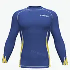 Custom design your own printed compression shirt rash guard wholesale