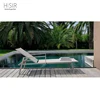 Ergonomic french style outdoor furniture lightweight chaise lounge chairs