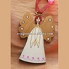 2018 hot sell handmade Christmas Angel/handpainted wooden Christmas decoration made in China