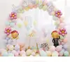 wholesale manufacturers biodegradable macaroon balloon arch free drop latex balloons