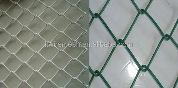 Chain link fence surface