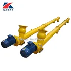 Conveyor system powder auger cement screw conveyor machine