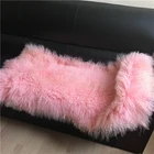 Mongolian Tibetan Lambskin Sheepskin Fur Wool Pelt