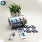 Custom Hologram Stickers Vinyl Label, Adhesive Laser Film Label Holographic Sticker Printed Roll