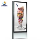 High quality double sided scrolling advertising board led outdoor light box display advertising light boxes