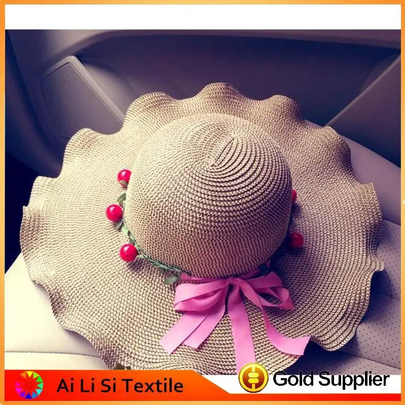 Wholesale cheap latest fashion lady women paper straw hat