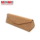 Customized PU folding handmade wooden sunglasses case/box