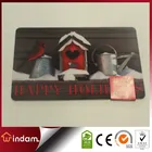 2016 anti slip rubber mat printing, HAPPY HOLIDAYS carpet floor mat