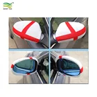 Custom logo design country flags printing Car Side Mirror Flag Cover