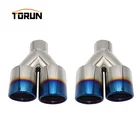 Graphic Customization Blue Exhaust Tips Universal Exhaust Tip Hot Sale High Quality Universal Blue Exhaust Muffler Tips