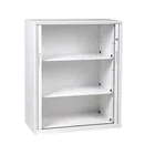 Office furniture metal Vertical Double steel roller shutter door storage cabinet